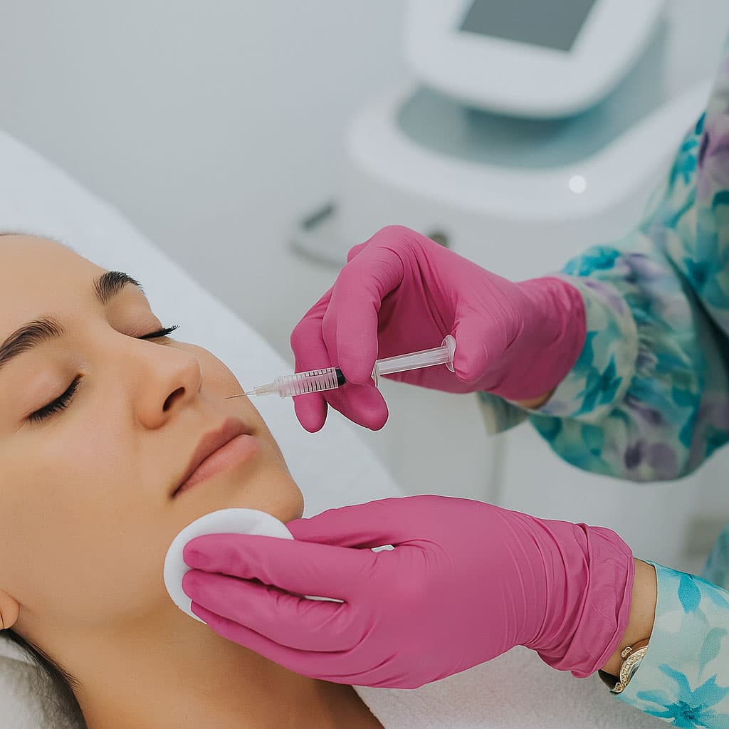 Imagem de procedimento facial